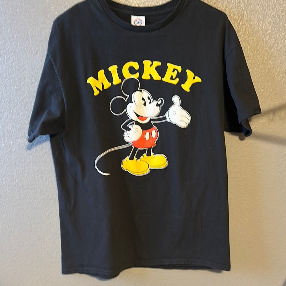 Mickey Mouse Black T-Shirt size Large